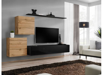 Dizainera dzīvojamā istaba Wohnzimmermöbel sienas plaukti luksusa TV stends sideboard Modern
