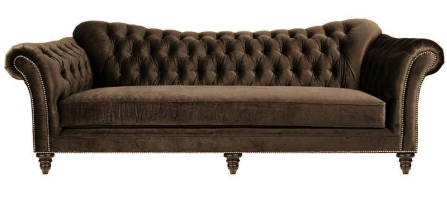 Zila Chesterfield dzīvo istaba Moderns Dizains dīvāni Kanapēja Dizainera Mēbeles Audums