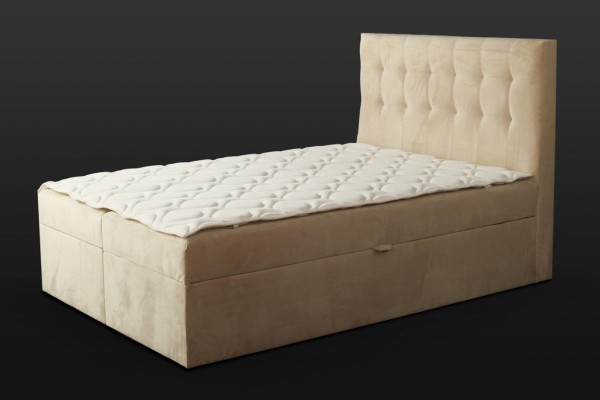 Chesterfield gulta bēša guļamistaba koka mēbeļu dizains eleganta polsterējuma audums