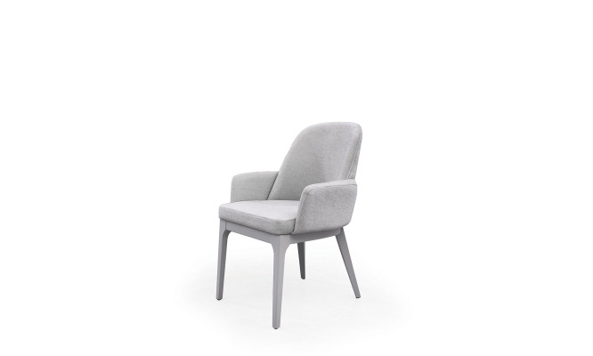 Virtuveļstools krēsls ēdamistabas krēsls Pelēks koksnes krēsls Mūsdienīgs
