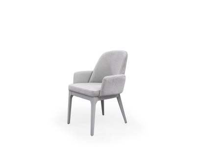 Virtuveļstools krēsls ēdamistabas krēsls Pelēks koksnes krēsls Mūsdienīgs