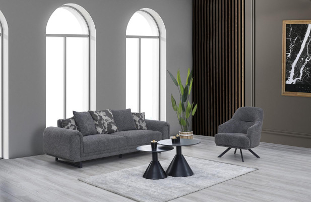 Mēbeles dzīvojamā istabā Sofa 3-vietīgs Moderns krēsls Luksusa iekārtojums