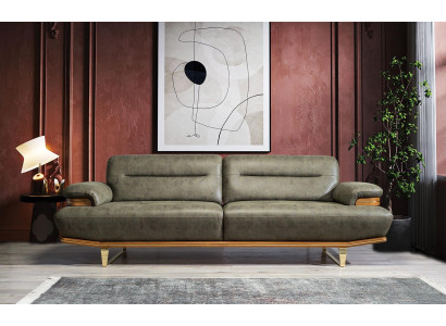 Trīsvietīga sofa Kanapeja Moderns mēbeles Dzīvojamā istaba Iekārtojums Pamatnes Sēdeklis