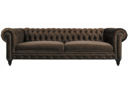 Chesterfield brūns jaunais dzīvojamais modernais divvietīgais kreatīvais mēbeles, auduma audums