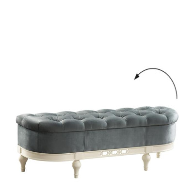 Hocker Kājataure Blakus kājatais Ottomane Chaiselounge Sēdvietu solis Chesterfield