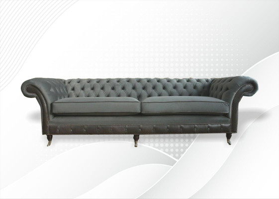 Chesterfield Original mēbeles 4 sēdvietu dīvāns Polster Sofas Couchen