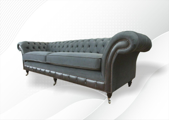 Chesterfield Original mēbeles 4 sēdvietu dīvāns Polster Sofas Couchen