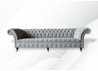 Pelnrušķīgs liels dīvāns sofa Chesterfield 265cm mīkstie dīvāni 4-vietīgs āda