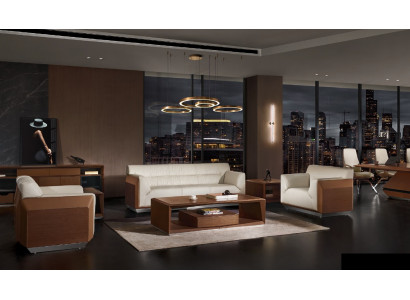 Sofas komplekts 3+1+1 sēdvietas dizaina dīvāni ādas atpūtas krēsli.