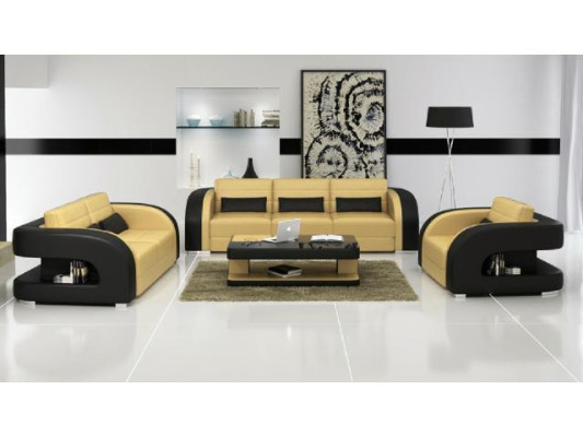 Sofas suites ādas dīvāns USB dīvāns dīvāns dzīvojamā istaba sološu komplekti 3+2+1 Jauns