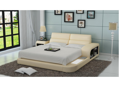 Gulta USB gultas mīkstās gultas luksusa gulta divvietīgā gulta laulību gulta gultas 200x220cm LB8805 Jauna