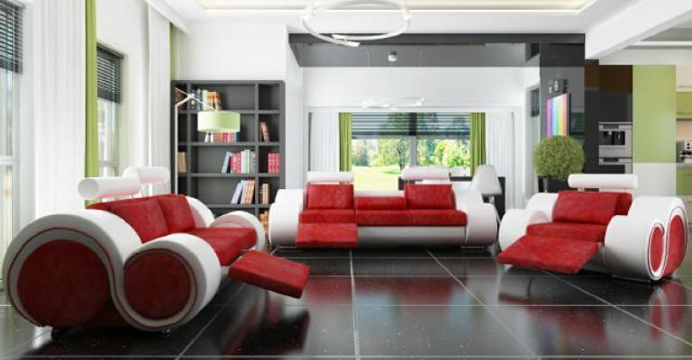 Sofagarnitūra Polster sofa dīvāns ādas komplekts dzīvojamā guļamistaba 3+2+1 tekstils BER