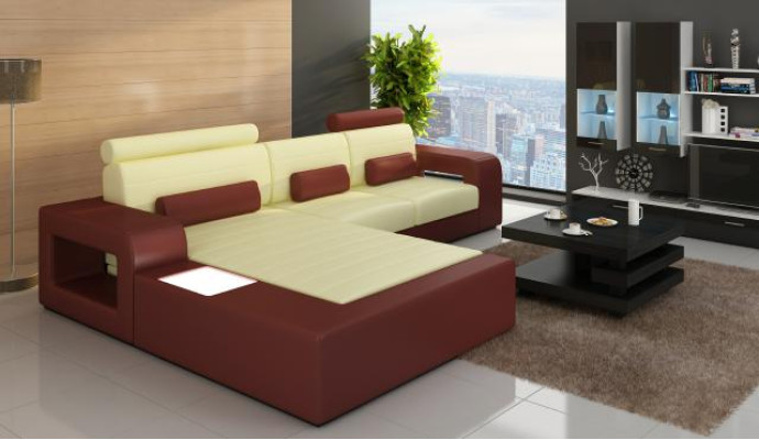 ĀDA * MOD H2209 BETA * STURE KOŽAS DĪVĀNS AR STURU JAUNS SOFA GARNITŪRAS STŪRA DĪVĀNS