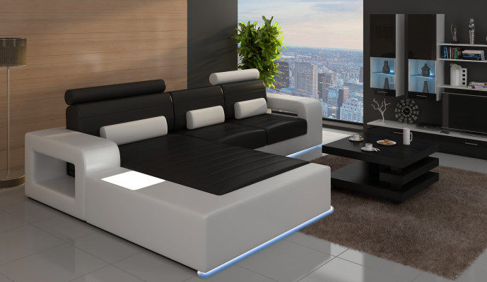 ĀDA * MOD H2209 BETA * STURE KOŽAS DĪVĀNS AR STURU JAUNS SOFA GARNITŪRAS STŪRA DĪVĀNS