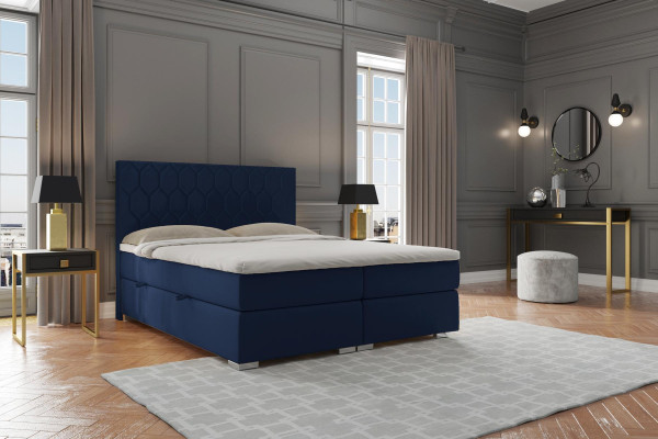 Boxspring gulta viesnīcas dizains žakards luksusa gultas polsterbed funkcija divu