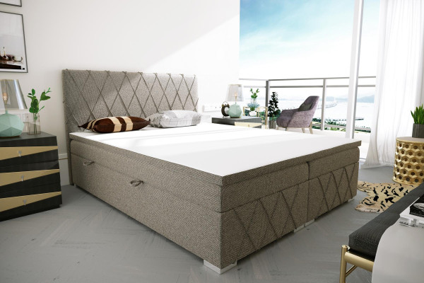 Boxspring gultas komplektā komplekts divvietīgs matracis Matracu aizsargs Gultas funkcija Kastes viesnīca