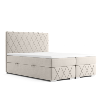 Boxspring gulta viesnīcas divvietīga gulta tekstila luksusa gultas piederumiem gultu kastu funkciju