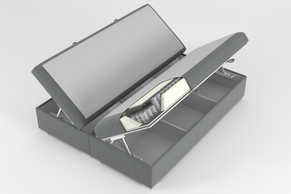 Boxspring gulta viesnīcas divvietīga gulta tekstila luksusa gultas piederumiem gultu kastu funkciju