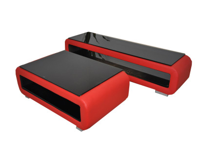 Dizainera galds no auduma un stikla Moderns galds CT9010 + RTV