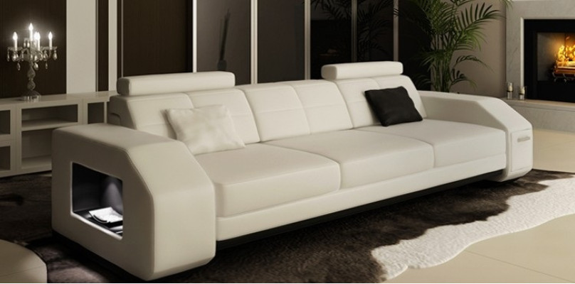 Ledersola Sofa komplekts 3+2+1 ādas dīvāns Polster Sitz Designer Garnitur JarksonW
