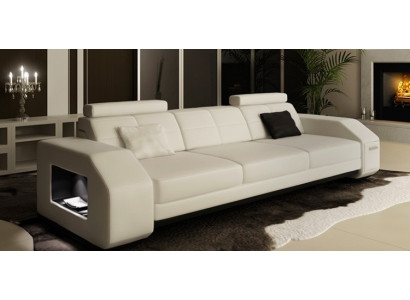 Ledersola Sofa komplekts 3+2+1 ādas dīvāns Polster Sitz Designer Garnitur JarksonW