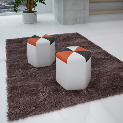 Dizaina polsteris paklājs kājas atpūtas krēsls Ottomane sēdeklis Chaise Polsteris FT004