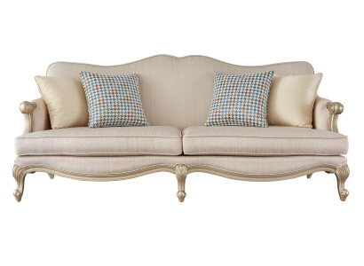 Sofas komplekts Luxus 3+1+1 krēsls Itāļu mēbeles sēdvietas dīvānu komplekts