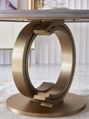 Apaļais galda dizains ar 4x krēsliem ēdamistabai, sēdvietas, apaļo galdu komplekts, koks.