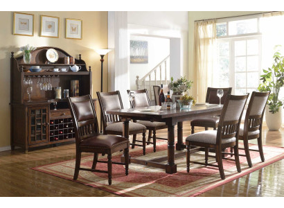 Ēdamgalds komplektā ar 6 krēsliem, ēdamzāles dizaina komplekti