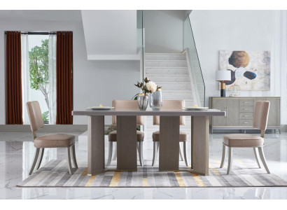 Luksusa ēdamistabas krēsli Augstas kvalitātes viesnīcas mēbeļu krēslu komplekts