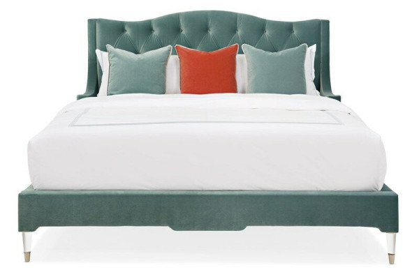 Gulta Chesterfield guļamistabā ādas gulta apmetums dizains luksusa divvietīgs viesnīca