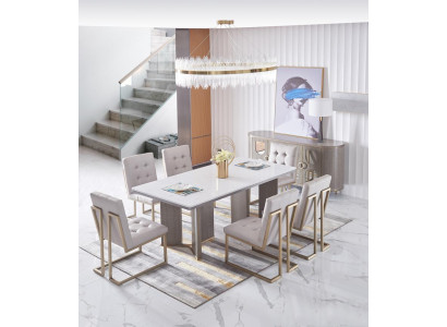 Ēdamgalds dizainera luksusa mēbeles koka galds 180x90cm dzīvojamā istaba