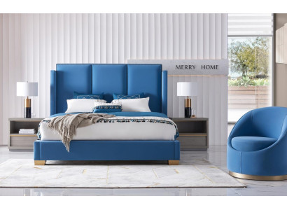 Royal Blue Beds Double Bedroom Bedding Textile 180x200 Luxury Hotel -> Karaliski zilā gulta divguļamā istaba, tekstils 180x200 luksusa viesnīca