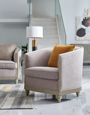 Krēsla vienvietīgie karaļa krēsli troni polsterētas gleznainas krēsli dīvāns viesnīca.