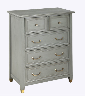 Komoda Sideboard Sideboards ar 5 izvelkamajām kastēm plaukts el.