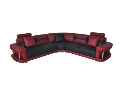 Ādas Modernā XXL Dīvāna dzīvojamā zona ādas dīvāns Sofo komplekts Dīvāns L-formā F3001B