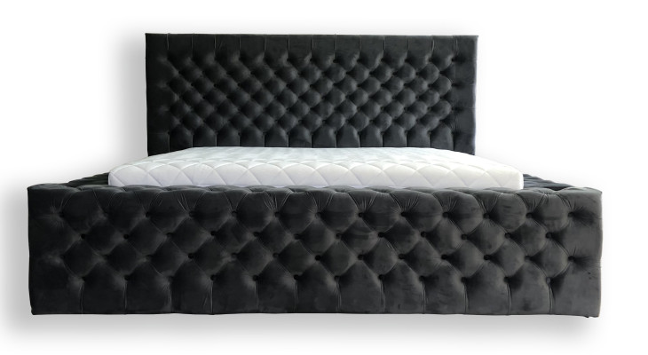 Chesterfield gultas moderna viesnīcas gulta divguļamā gulta Jauna moderna king-size gulta