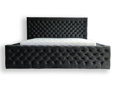 Chesterfield gultas moderna viesnīcas gulta divguļamā gulta Jauna moderna king-size gulta