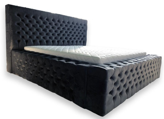 Chesterfield gultas moderna viesnīcas gulta divguļamā gulta Jauna moderna king-size gulta