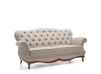 Chesterfield trijos sēdvietu dīvāns ar auduma pārklājumu mēbeles auduma dīvāns bez auduma.