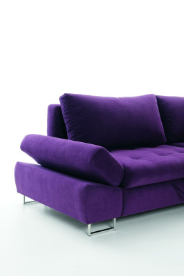 Elegance L-formas Stūra dīvāns Auduma dīvāns Dzīvojamā istaba modernas dizaina dīvāni