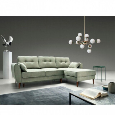 Dizaina guļamā gulta dīvāns, galds, sofa, mēbeles stūra dīvāns, auduma apdare