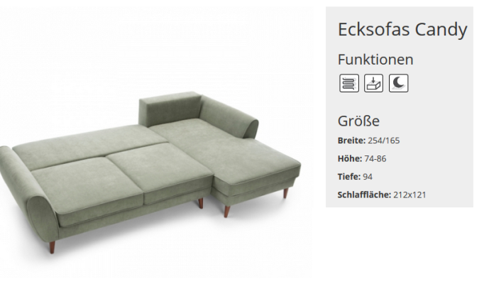 Dizaina guļamā gulta dīvāns, galds, sofa, mēbeles stūra dīvāns, auduma apdare