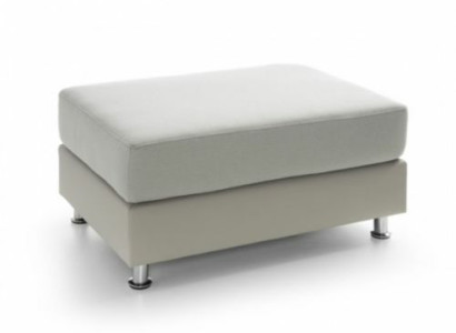 XXL kluba kājas atbalsta klubs, sēdvietas galds ādas un tekstila materiāla autoprovētāja dizainera Pufa