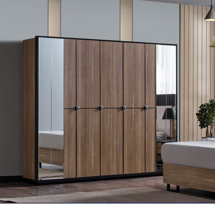 Skapis Skapji Skapis Dizains Koks 246 cm Moderna Mēbeles Jauna