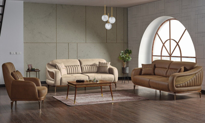 Sofas komplekts 3+3+1 mīkstajamēbeļu komplekts Mūsdienīgs atpūtas krēsls Moderns stils 3 gabalos Luksusa dzīvojamais istaba.