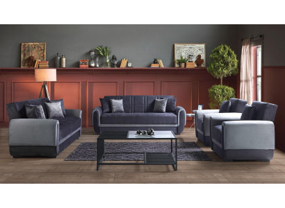 Sofas komplekts 3+2+1+1 sēdvietas Tekstils Moderns Komplekts Krēsls 3 Sēdvietas Luxurious 3