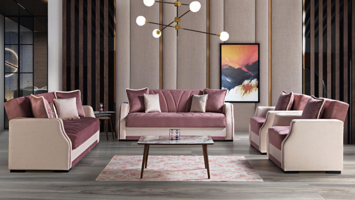 Luksusa mīkstie mēbeļu komplekti, moderni mēbeļu komplekti dzīvojamā istaba atpūtai 3+2+1+1 jauni