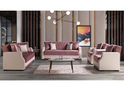 Luksusa mīkstie mēbeļu komplekti, moderni mēbeļu komplekti dzīvojamā istaba atpūtai 3+2+1+1 jauni