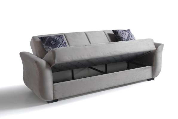 Sofas komplektācija 3+2+1+1 ar gultas funkciju Komplektā, auduma dīvāns krēsls gulta